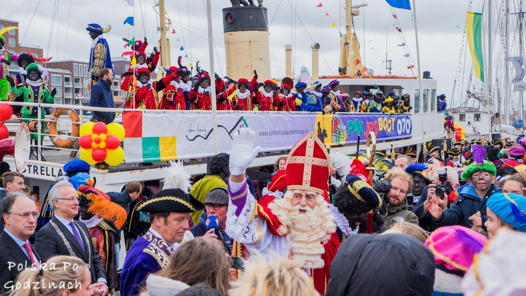 Gdzie mieszka święty mikołaj? Statek Św Mikołaja w Hadze w Holandii