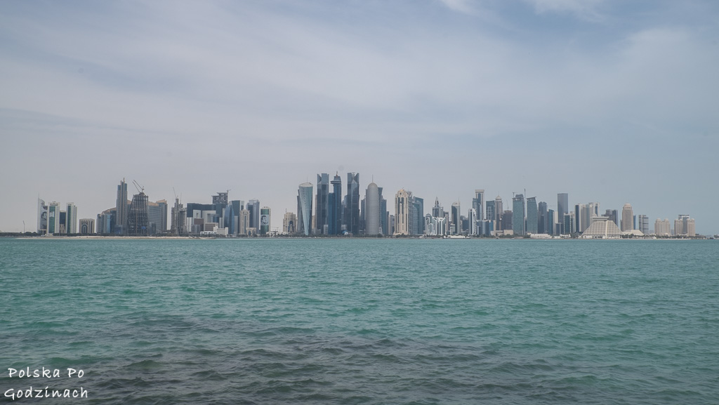 Widok na dzielnica biurową w Doha