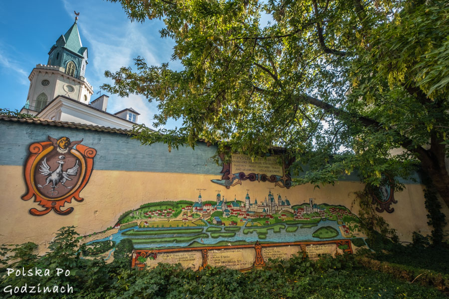 mural przy Baszczie Gotyckiej w Lublinie 