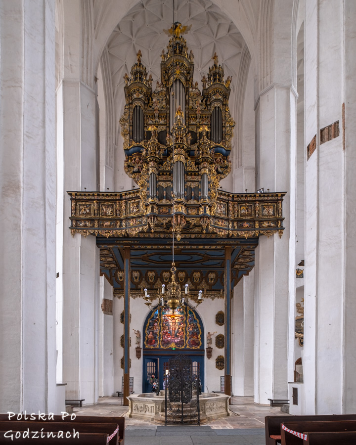 Gdańsk atrakcje - Bazylika Mariacka - zrekonstruowane organy