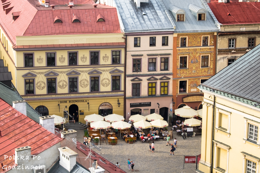 Lublin atrakcje - widok na rynek Starego Miasta w Lublinie