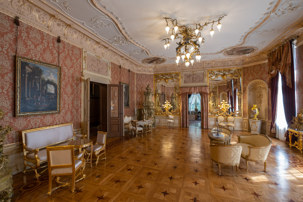 Łódź atrakcje - wnętrze pałacu Herbsta