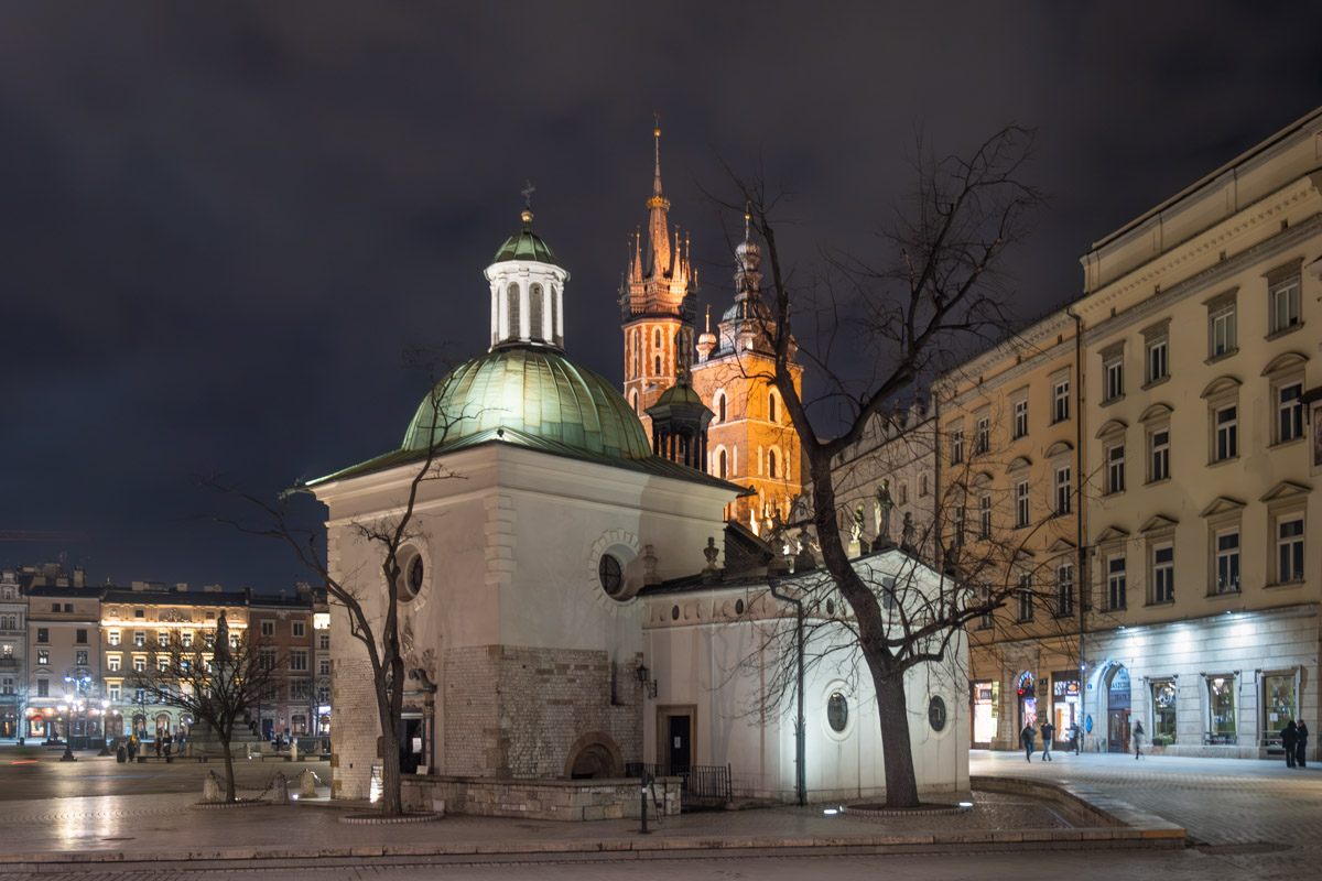 Kościół Świętego Wojciecha na Rynku Główym w Krakowie.