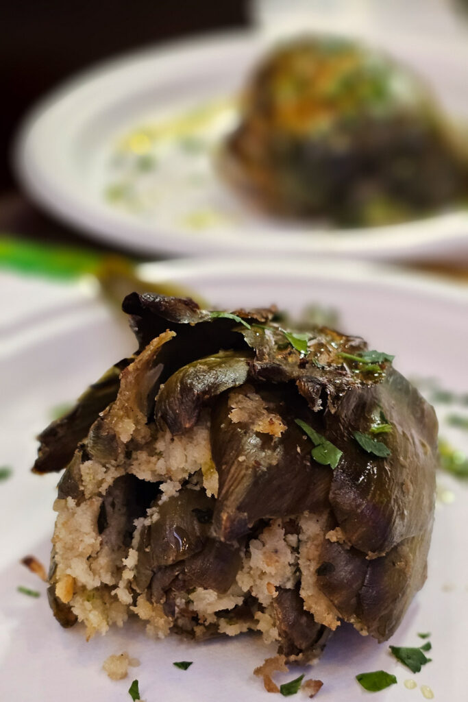 Karczochy to lokalny spejcał Katanii.