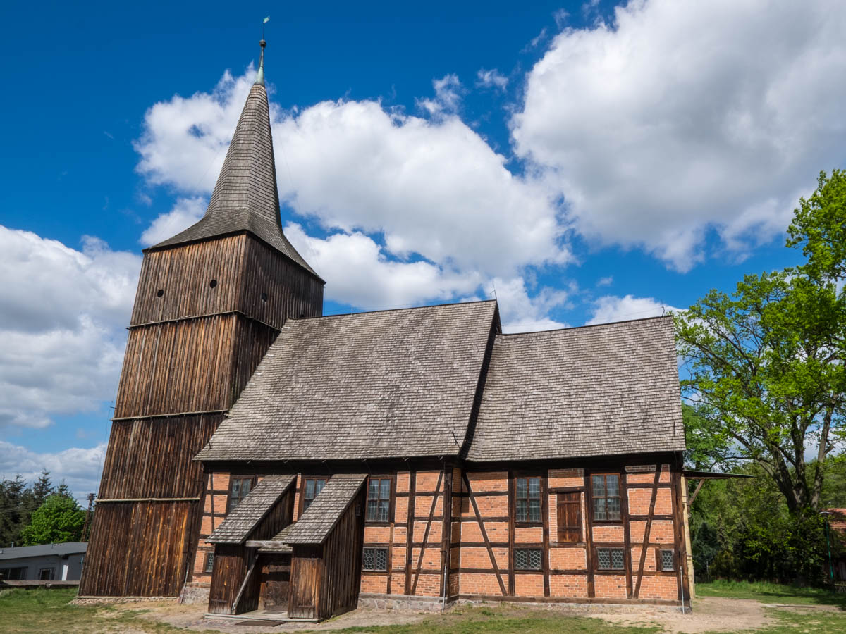 Kościół w Klępsku w województwie lubuskim.