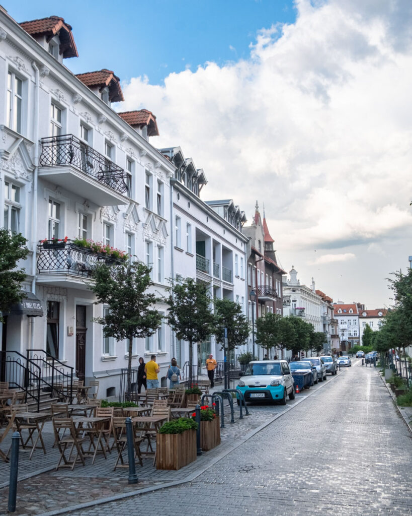 Ulica Wajdeloty w Gdańsku Wrzeszczu.