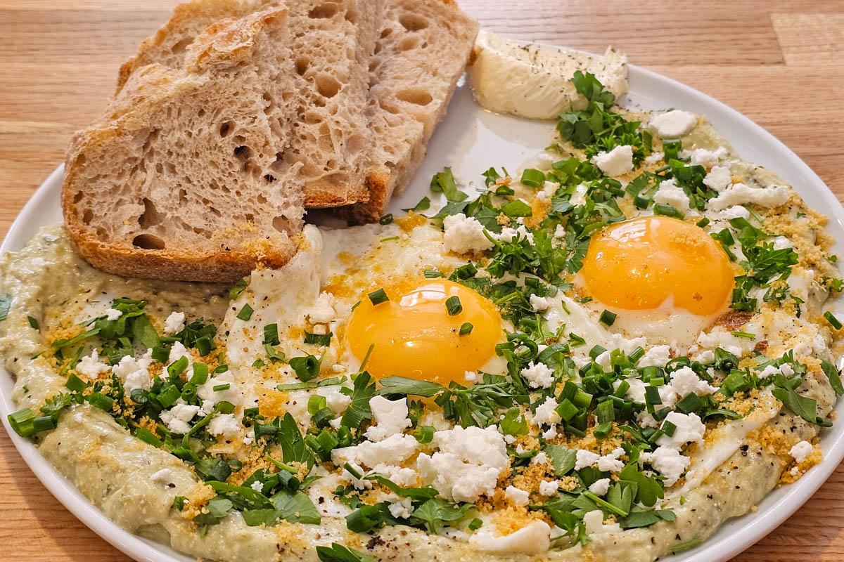 Śniadanie w Przesadzie w Krakowie.