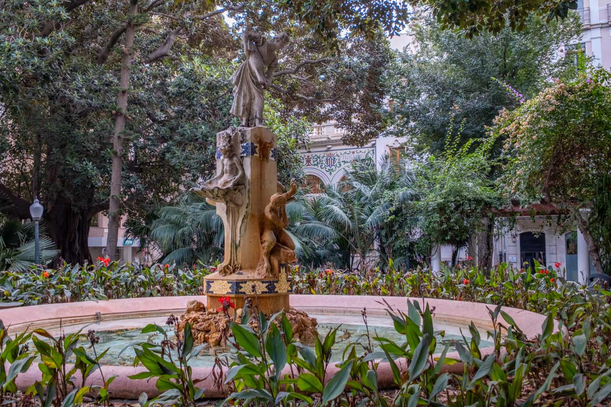 Fontannta La Aguadora w Alicante